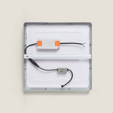 Imagen de Plafón LED 24W Cuadrado Aluminio 280x280 mm Slim CCT Seleccionable Galán SwitchDimm