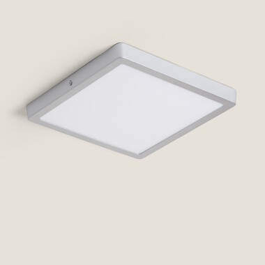Plafón LED 24W Cuadrado Aluminio 280x280 mm Slim CCT Seleccionable Galán SwitchDimm