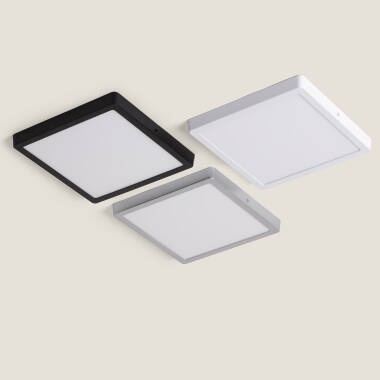 Imagen de Plafón LED 24W Cuadrado Aluminio 280x280 mm Slim CCT Seleccionable Galán SwitchDimm