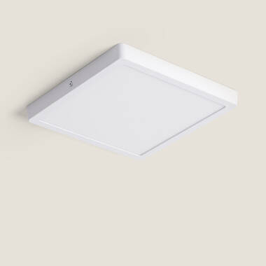 Plafón LED 24W Cuadrado Aluminio 280x280 mm Slim CCT Seleccionable Galán SwitchDimm