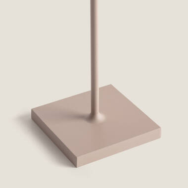 Imagen de Lámpara de Mesa LED Portátil Exterior con Batería USB Recargable Metal y Ratán Medinilla