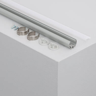 Perfil de Aluminio Colgante 1m para Tiras LED hasta 10 mm