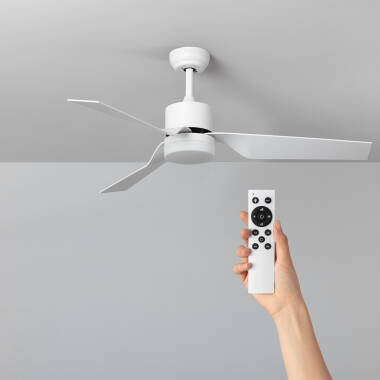Imagem de Ventoinha de Teto Silenciosa Minimal PRO Branca 132cm Motor DC