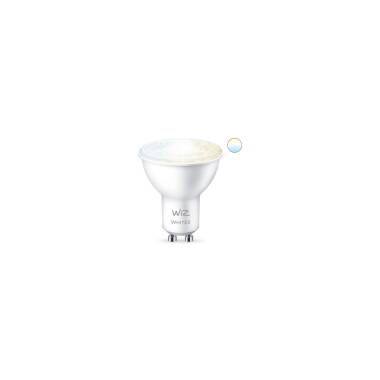 Bombilla Inteligente LED GU10 4.9W 400 lm PAR16 WiFi + Bluetooth Regulable Blanco Seleccionable WIZ