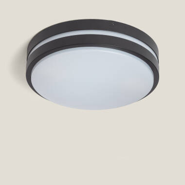 Plafón Circular Exterior Aluminio Ø285 mm Kadam