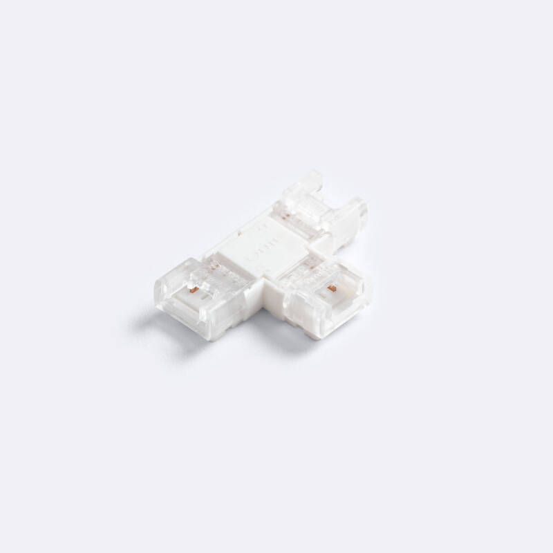 Imagem de Conector Hipopótamo “T” para Fita LED Monocor 12-24V DC Largura 8 mm