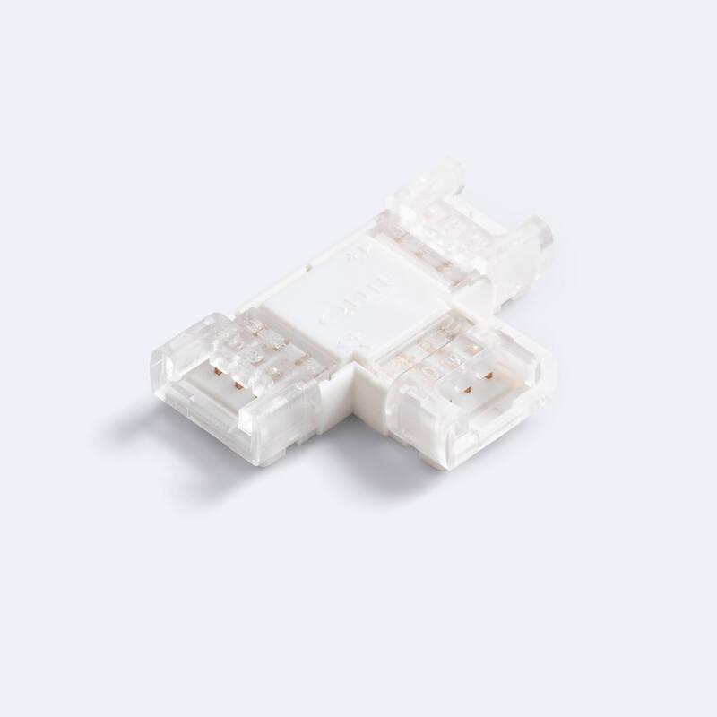 Imagen de Conector Hipopótamo "T" para Tira LED RGB 12-24V DC Ancho 10 mm