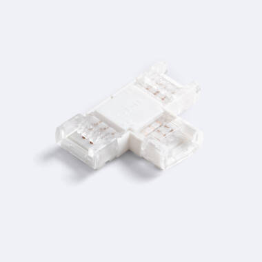 Conector Hipopótamo "T" para Fita LED CCT 12-24V DC Largura 10 mm.