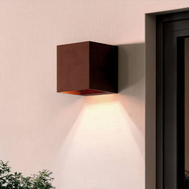 Aplique de Pared Exterior LED 10W Aluminio CCT Seleccionable Zephyr