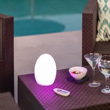 Imagem de Candeeiro de mesa LED RGB Portátil Muna para uso exterior com Bateria Recarregável