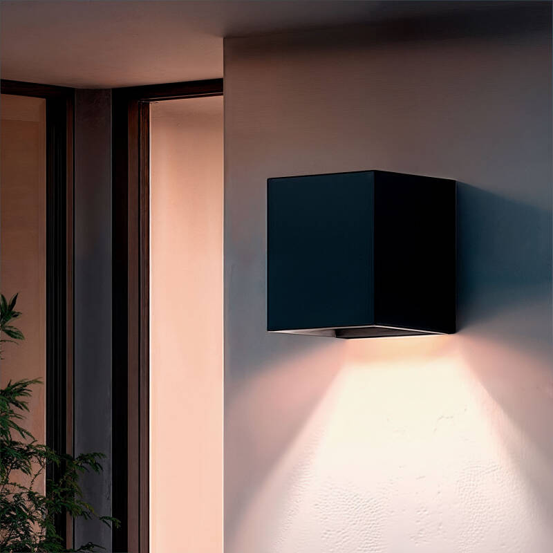 Imagen de Aplique de Pared Exterior LED 10W Aluminio Blanco Seleccionable Zephyr