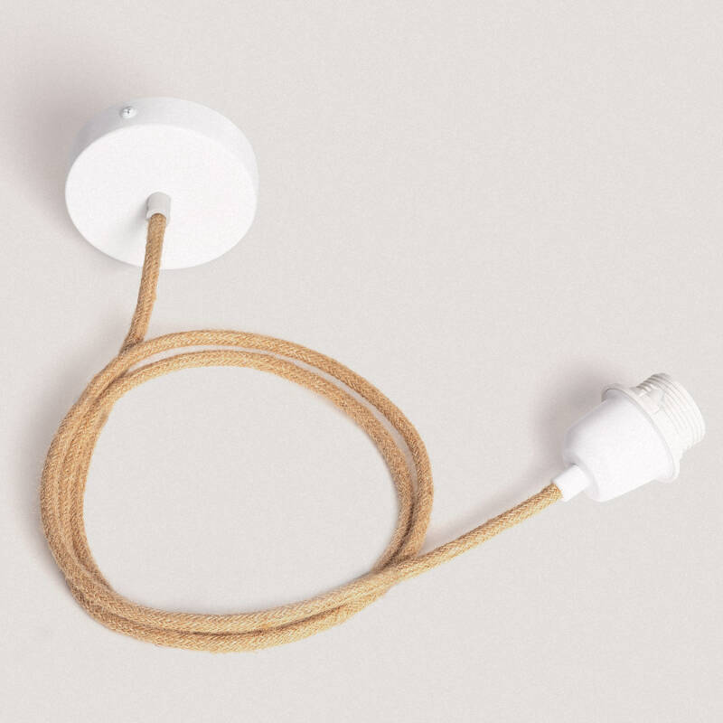 Imagem de Candeeiro Suspenso Rattan Nulko ILUZZIA