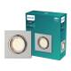 Imagen de Aro Downlight Cuadrado PHILIPS Peridot para Bombilla LED GU10 Ø 75 mm