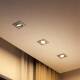 Imagen de Aro Downlight Cuadrado PHILIPS Peridot para Bombilla LED GU10 Ø 75 mm