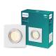 Imagem de Aro Downlight Quadrado PHILIPS Peridot para Lâmpada LED GU10 Ø 75 mm