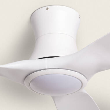 Imagen de Ventilador de Techo Silencioso Salamina Blanco 132cm Motor DC