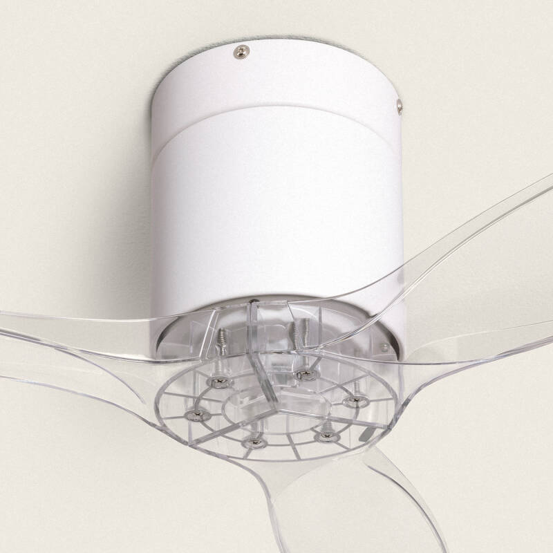 Imagem de Ventoinha de Teto Silenciosa Angistri Branco 132 cm com Motor DC