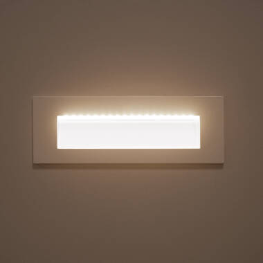 Imagen de Baliza Exterior LED 6W Empotrable Pared Rectangular Blanco Groult