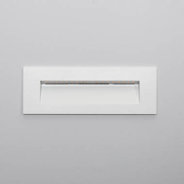 Imagem de Baliza Exterior LED 6W Encastrável Parede Retangular Branca Groult
