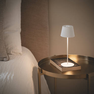 Lámpara de Mesa LED Portátil para Exterior Aluminio con Batería Recargable Willox