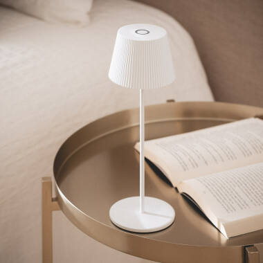 Imagen de Lámpara de Mesa LED Portátil para Exterior Aluminio con Batería Recargable Willox