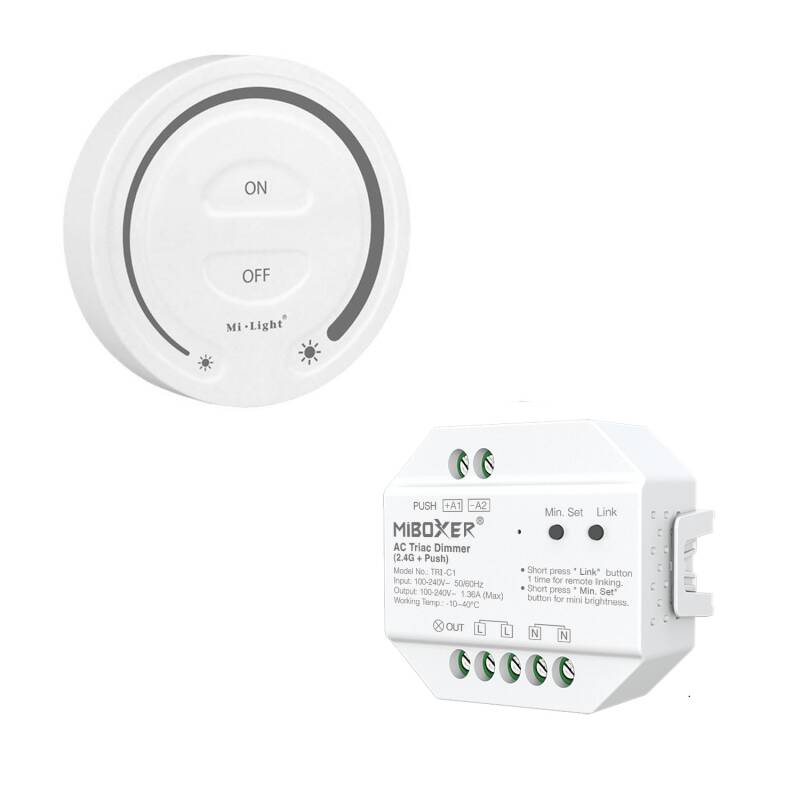 Imagem de Regulador LED TRIAC + Controlo RF Monocor MiBoxer