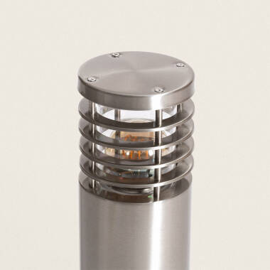 Imagen de Baliza Exterior Superficie Pie 50cm Acero Inoxidable Cloony
