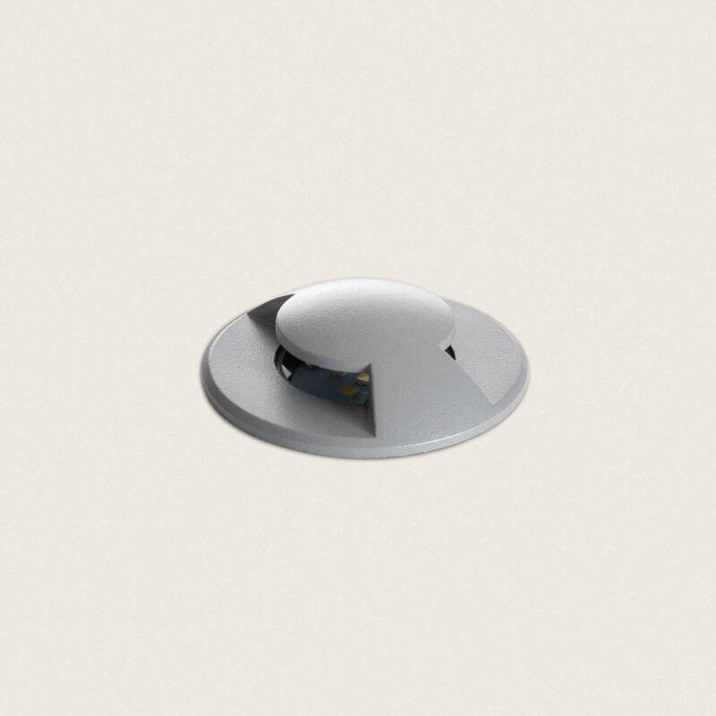 Imagem de Baliza Exterior LED Encastrável de Chão 2L 24V DC Loto Cinzenta