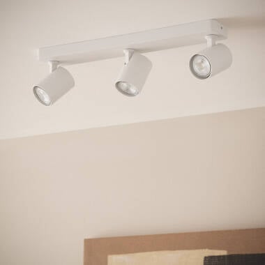 Imagen de Lámpara de Techo Orientable Aluminio Cora 3 Focos Blanco