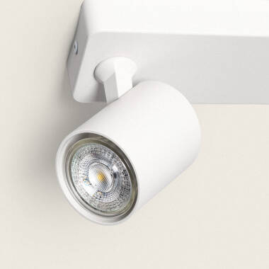 Imagen de Lámpara de Techo Orientable Aluminio Cora 3 Focos Blanco