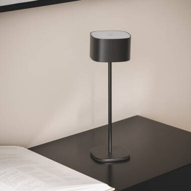 Imagem de Candeeiro de Mesa LED 2W Portátil com Bateria USB Recarregável Mounka Square