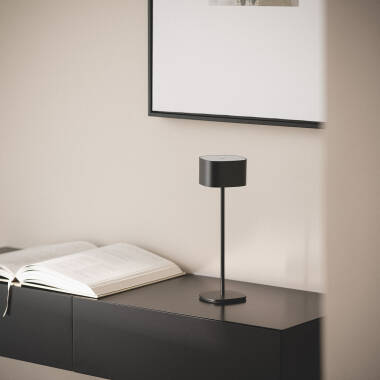 Imagem de Candeeiro de Mesa LED 2W Portátil com Bateria USB Recarregável Mounka Square