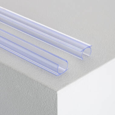 Perfil PVC 1m para Neon LED Flexível Circular 360 Monocor