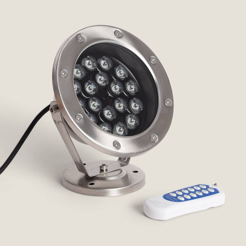 Imagem de Foco LED RGB de Superfície 12V 18W Submersível IP68