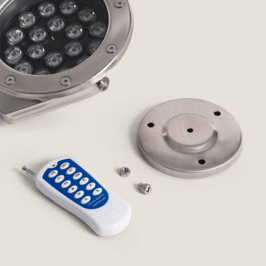 Imagem de Foco LED RGB de Superfície 12V 18W Submersível IP68