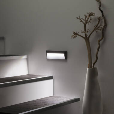 Baliza LED de Superficie Chester IP65 2W Cinzento