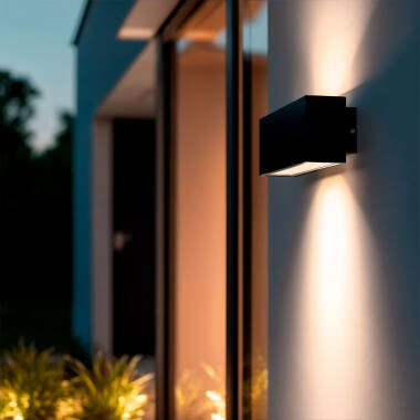 Aplique de Pared Exterior LED 11W Aluminio Iluminación Doble Cara Carinae