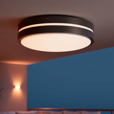 Imagen de Plafón Circular Exterior Aluminio Ø285 mm Kadam