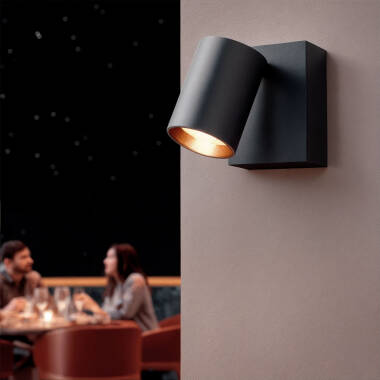 Aplique de Pared Exterior LED 10W Aluminio Blanco Seleccionable Kuriya