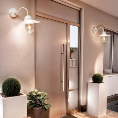 Lámpara de Pared Exterior Aluminio Adaoua