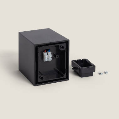 Imagen de Aplique Exterior de Pared Miseno Negro