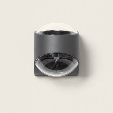 Imagen de Aplique de Pared Exterior LED 12W Aluminio Iluminción Doble Cara Adelfa
