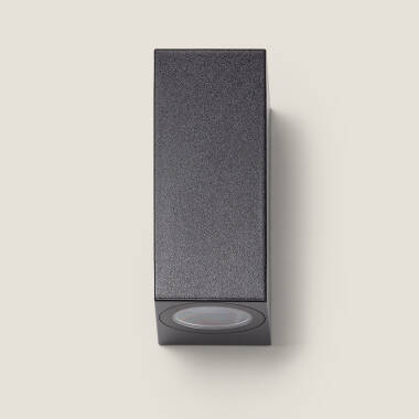 Imagen de Aplique de Pared Exterior Iluminación Doble Cara Miseno Negro 