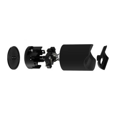 Imagen de Portalámparas Esse14 de Baño IP44 para bombillas S14d Creative-Cables PLS14DPB 