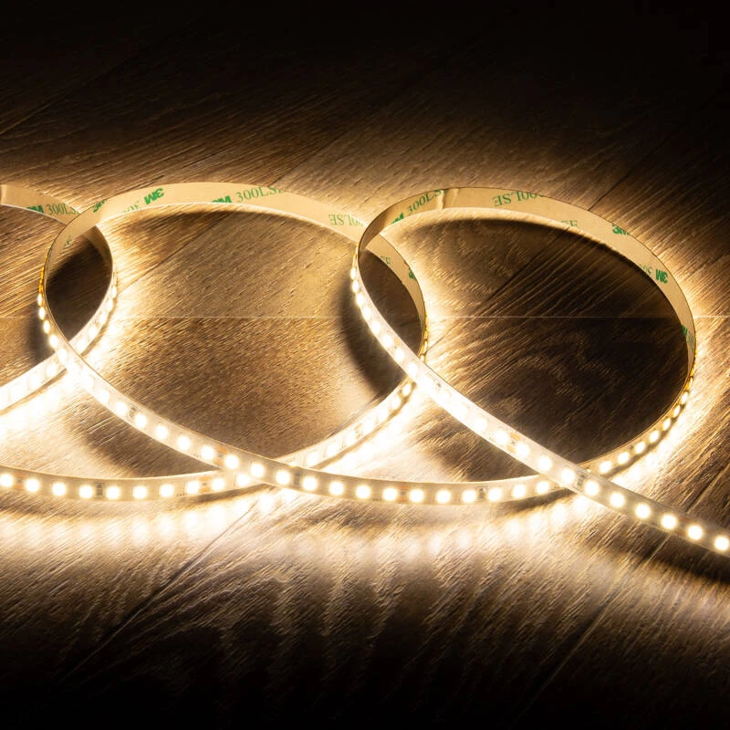 Imagen de Tira LED 24V SMD 140 LED/m 5m 12W/m 1400lm/m Ancho 8mm Corte 5cm IP20