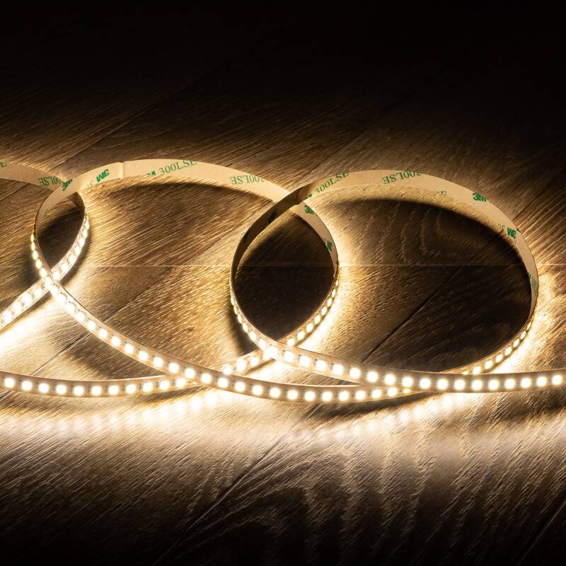 Imagen de Tira LED 24V SMD 160 LED/m 5m 15W/m 1650lm/m Ancho 8mm FreeCut IP20