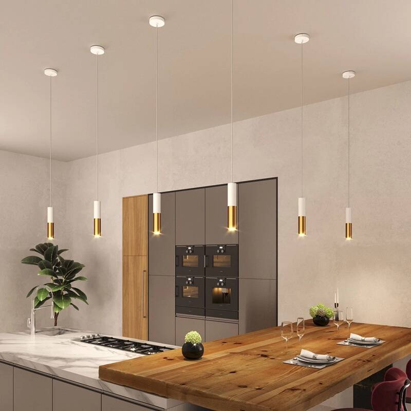Imagem de Candeeiro Suspenso Creative-Cables Modelo PSMV_ Pantalla Doble Tub-E14 
