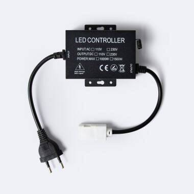 Controlador Tira LED RGB 220V SMD Ancho 14.5mm con Mando