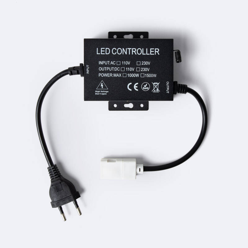 Imagen de Controlador Tira LED RGB 220V SMD Ancho 14.5mm con Mando