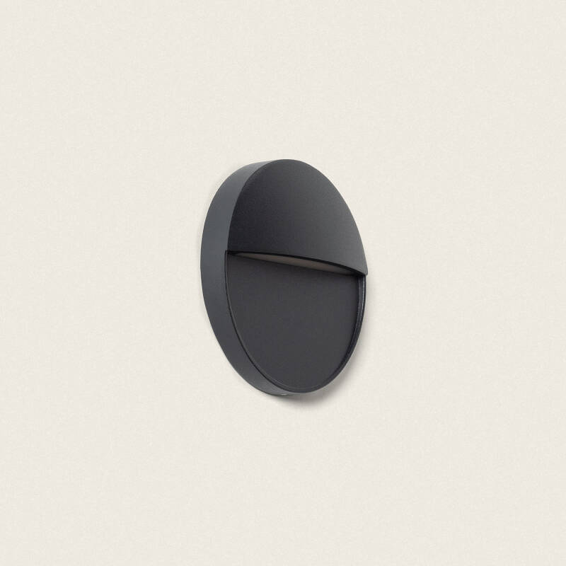 Imagen de Aplique de Pared Exterior LED 3W CCT Seleccionable Superficie Circular Jade
